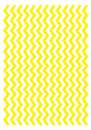 Printed Wafer Paper - Chevron Yellow